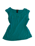 TEAL BOATNECK TOP