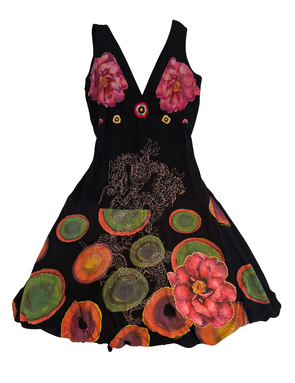 DESIGUAL MIDI DRESS