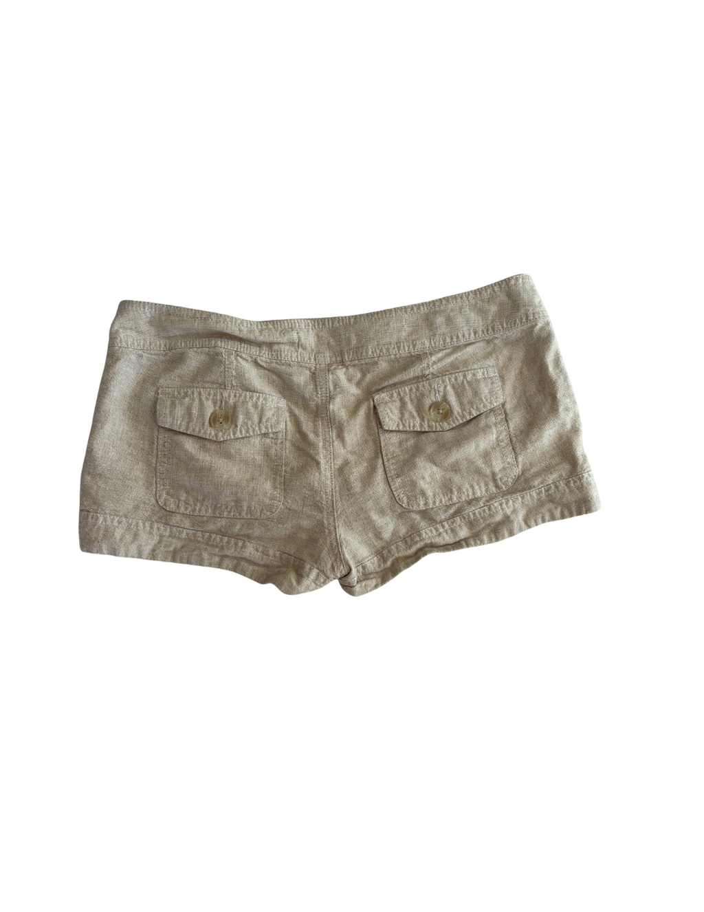 CREAM MICRO SHORTS