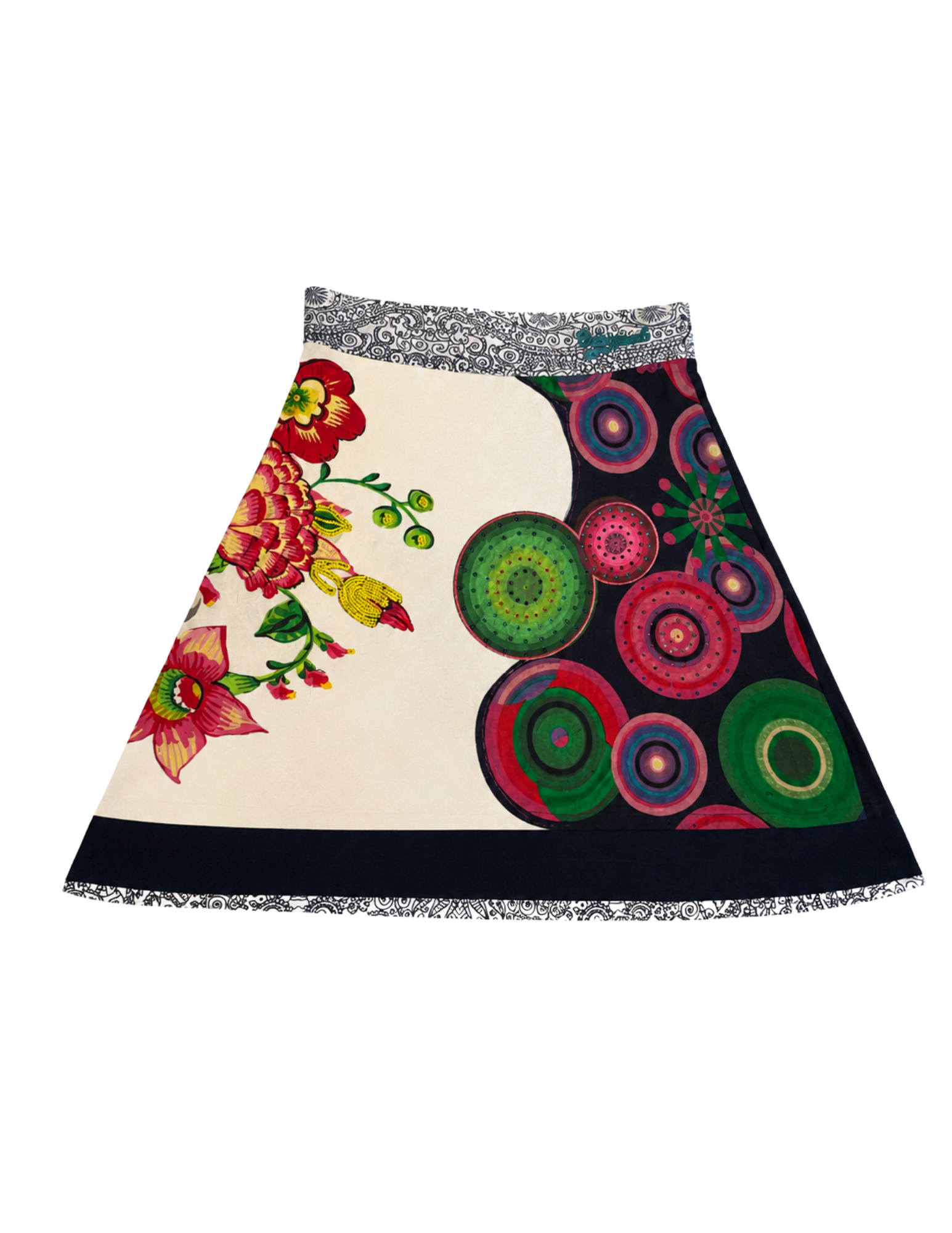 DESIGUAL MIDI SKIRT