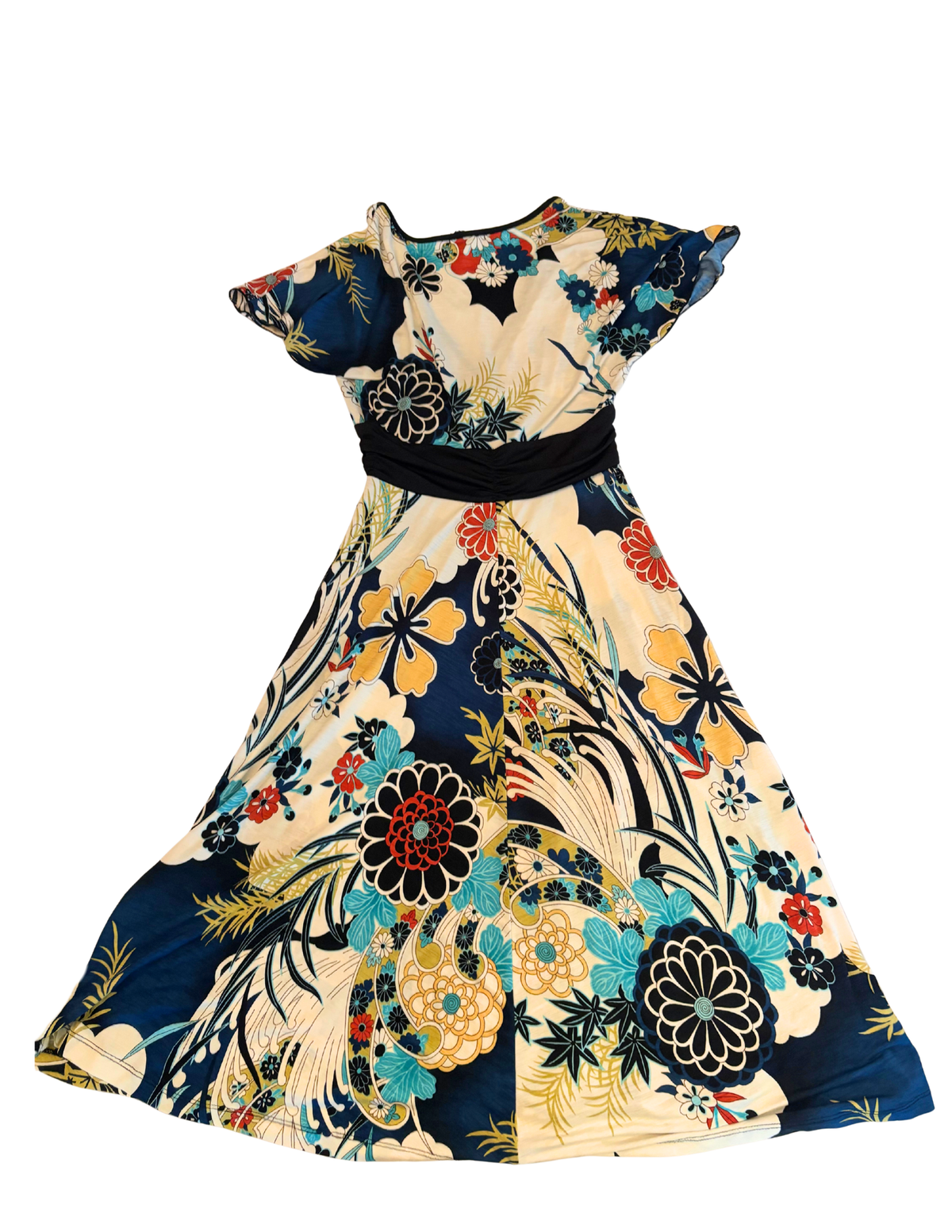 FLORAL MIDI DRESS