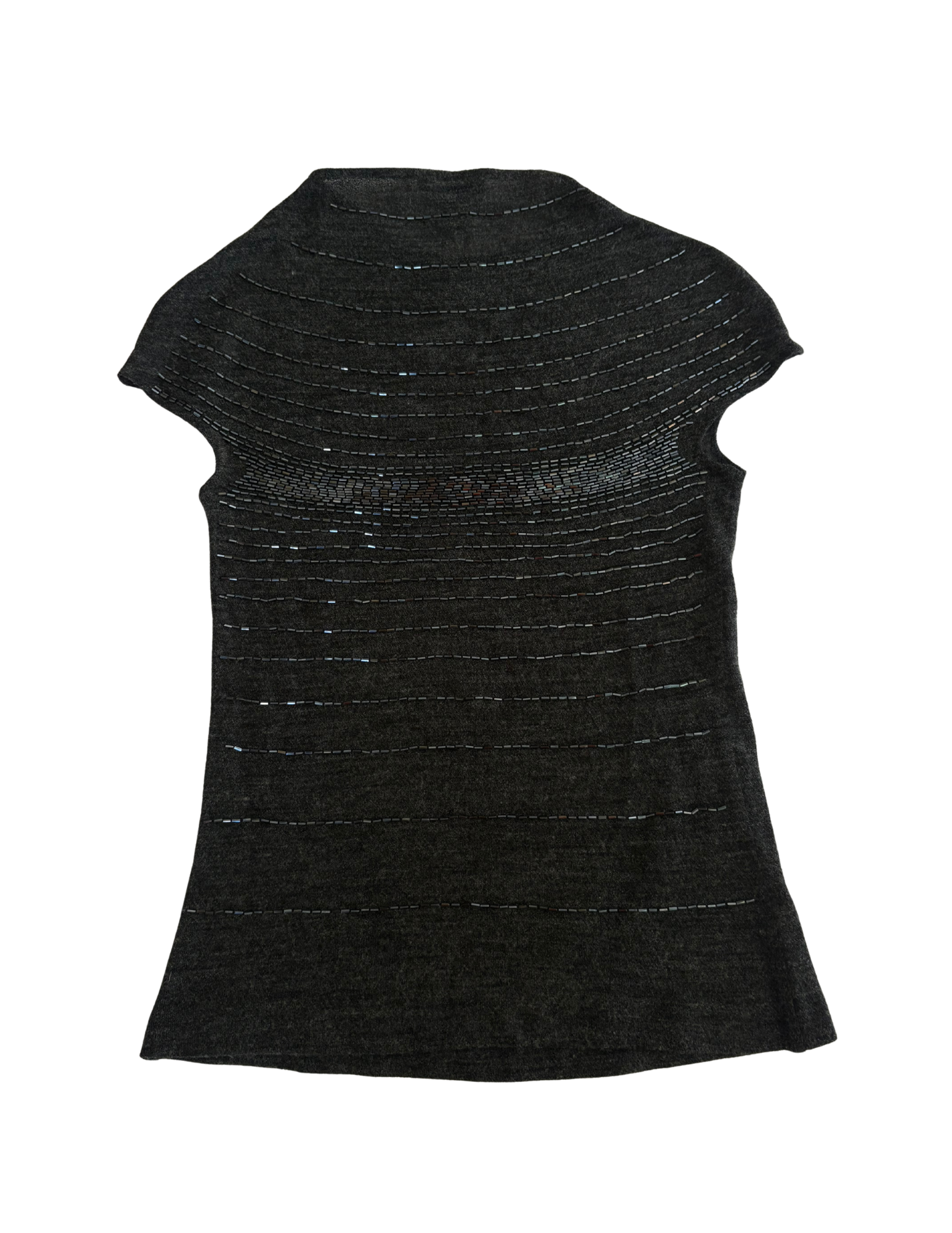 VIVIENNE TAM BEADED DETAIL TOP