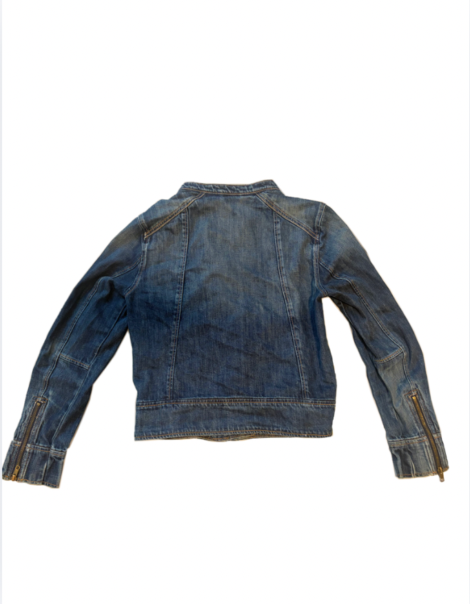 ASYMMETRICAL DENIM JACKET