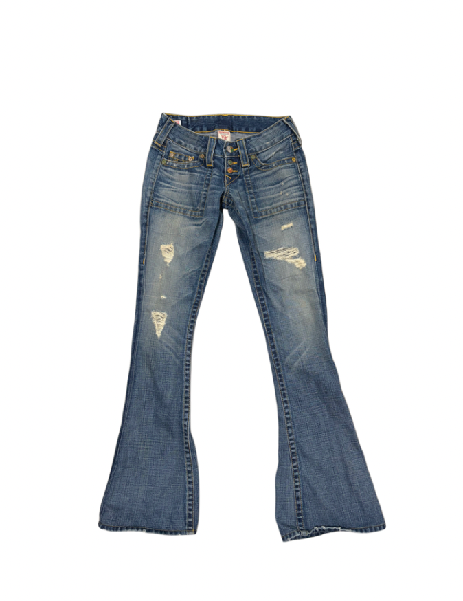 LOW RISE BOOTCUT TRUE RELIGION JEANS