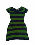 STRIPED KNIT DRESS