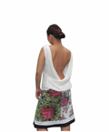BACKLESS CREAM TOP